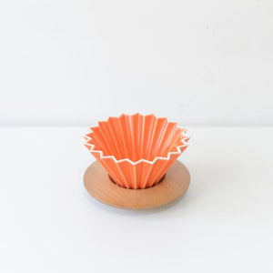 Origami Dripper original en Naranja. Para café de filtro - Café Central