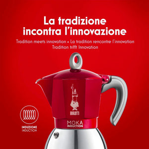 Cafetera Italiana Bialetti para Inducción de 4 y 6 tazas - Café Central